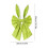 Easter Bunny Ear Bow Decor Green Fabric 15.74 Inch 2
