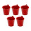 Galvanized Metal Ice Bucket with Handle 5 Pcs 1