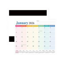 Magnetic Fridge Calendar 11x10 Inch 18-Month Planner