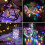 Solar Copper Fairy Lights 98FT 300LED Waterproof Multicolor 6