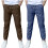 Boys Linen Pants Summer Chino Drawstring Trousers Blue Size 1