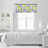 Blue Lemon Tile Kitchen Curtains and Valance Set 2 pcs 4