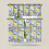 Blue Lemon Tile Kitchen Curtains and Valance Set 2 pcs 5