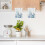 Blue Eucalyptus Kitchen Towels Set of 2 16"x28" 2