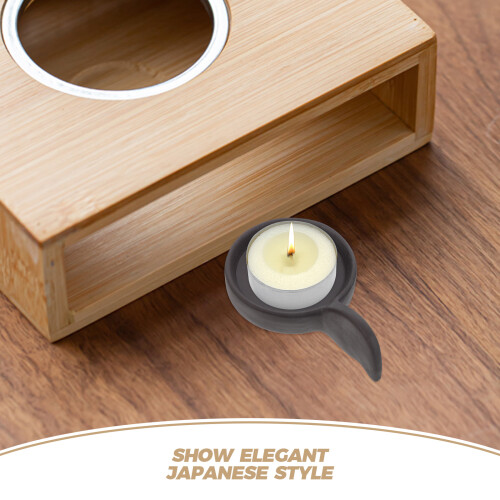 Ceramic tea light warmer base for teapot 2