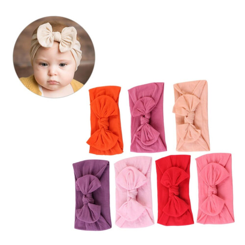 Hair Bands Elastic Bowknot Headbands 7 pcs 1