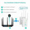 WiFi Range Extender 2.4 GHz and 5 GHz 1200 Mbps 6
