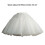 Crinoline Underskirt A-line Short Slip White 3
