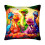 Cartoon Dinosaur Throw Pillow Cover 18x18 Inch Linen 1