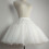 Crinoline Underskirt A-line Short Slip White 5