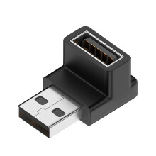USB 3.0 90-Degree A Male to Female Adapter 10 Gbps