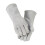 Flame Resistant Leather Welding Gloves Unisex Long Sleeve 3