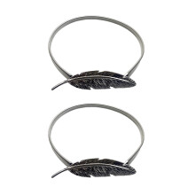 Aluminum Alloy Elk Carved Curtain Tieback 1 Pair