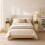 Levede Bedside Table 2 Pc Narrow Side Table Boho Rattan Storage For Bedroom Wood 1