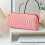 Stripe Pencil Case Makeup Bag Red Sturdy Multifunctional 1