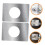 Stainless Steel Door Knob Plates 2 pcs 4