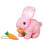 Bunby realistic interactive bunny toy with jumping and 3