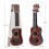 Kids Mini Ukulele Toy Plastic with Nylon Strings 4