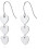 Sterling Silver Heart Drop Earrings for Women 1