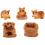 Resin Miniature Mouse Statue Assorted Colors 2.5 Inches 1
