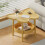 Modern 2-Tier End Table 16.93 Inch 1