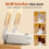 Foldable Boot and Shoe Dryer with UV Sterilization and 4 5