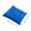 Square Bar Stool Cushions Cotton Blue 16x16in 2pcs 3