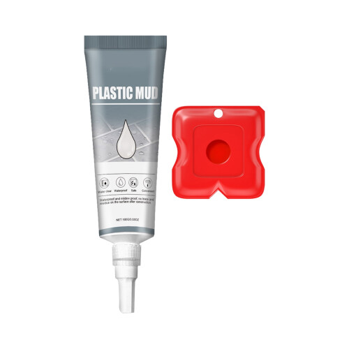 Shower Grout Sealer White 100g with Scraper