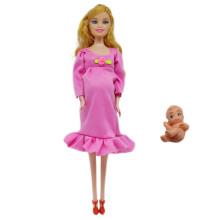 Interactive Pregnant Mommy Doll Set 30cm with Removable