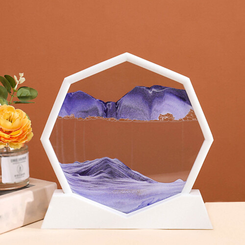 Octagonal Sand Art Painting with 360 Rotation