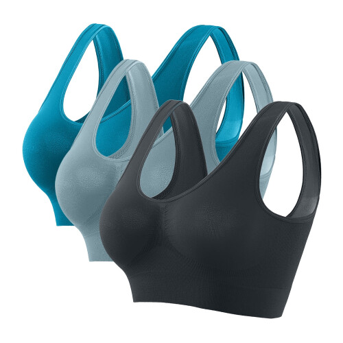 Women's Seamless Bralettes Full Coverage 3-Pack