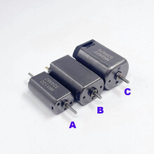 Micro 5-pole DC 12V rotor motor for HO scale model trains,
