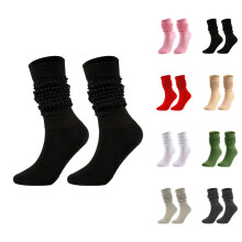 Unisex High Tube Bubble Knit Socks Soft Warm Yarn
