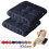 Dining Chair Cushions Black 15.75 x 15.75 in 2 Pack 1