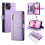Purple Leather Wallet Case for iPhone 13 6.1 inch 1