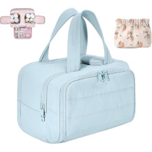 Elouva Toiletry Bag Waterproof Cosmetic Organizer 4-in-1