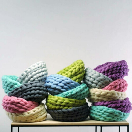 Super Big Colorful Soft Chunky Wool Yarn 1 PC 1