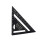 Triangle Ruler Aluminium Alloy 7 Inch Carpenter Square 1