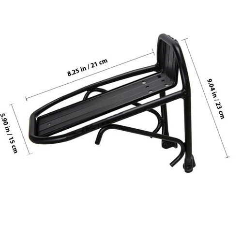 Front Mount Cargo Bike Rack Compact 1 Piece 1