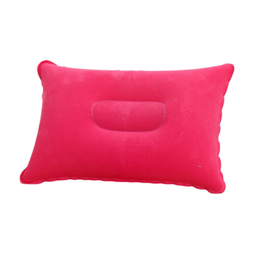 Inflatable Pillow Plush Thickened for Travel Camping 1