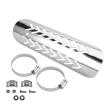 Motorcycle Heat Shield Pipe Cover Weatherproof Anti-Scald