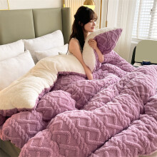 Lambskin Throw Blanket Soft Double-Layer Warm Washable
