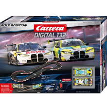 Sähkörata - CARRERA Digital 132 - Pole Position - Mittakaava 1:32 - 2 BMW M4 kilpa-autoa - Suositusikä 8 vuotta ja yli