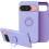 Google Pixel 9 case green ring kickstand purple silicone 1