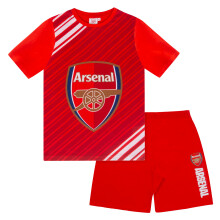 Arsenal FC Official Football Boys Kids Short Pyjamas Red Crest 4-5 Years