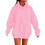 Pink Oversized Hoodie Sweatshirt Fleece Lined 11-12 Years 1
