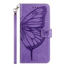 TCL T602DL Phone Case Leather Wallet Cover Light Purple