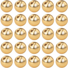 Gold Earring Backs 304 Stainless Steel 4mm Screw Ball 60 pcs