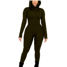 Women's Long Sleeve Seamless Yoga Jumpsuit