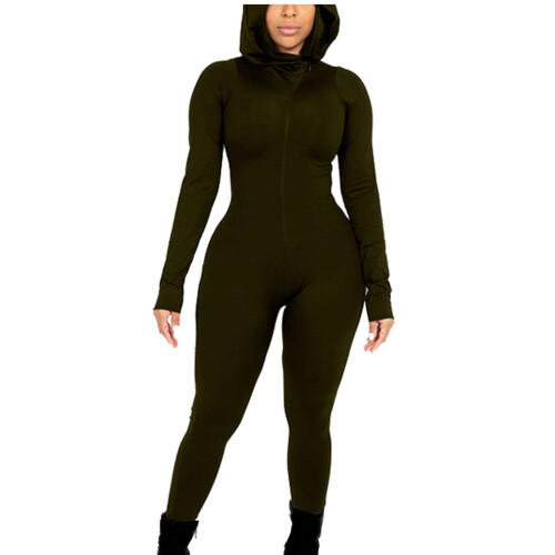 Women's Long Sleeve Seamless Yoga Jumpsuit